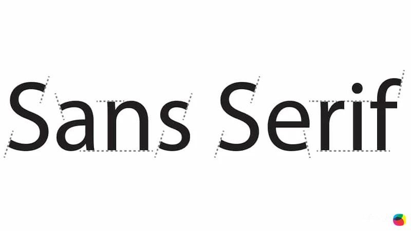 فونت Sans serif برای بروشور