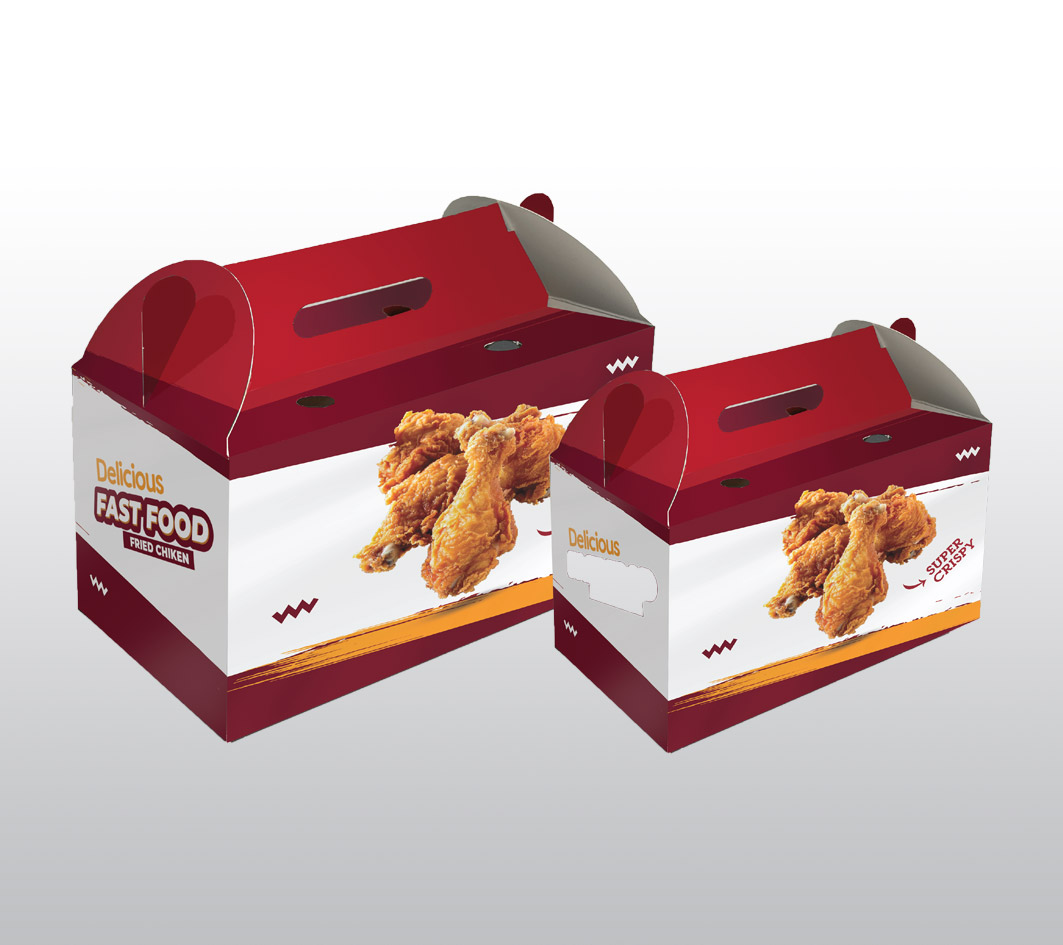 جعبه سوخاری دسته دار با سلفون براق