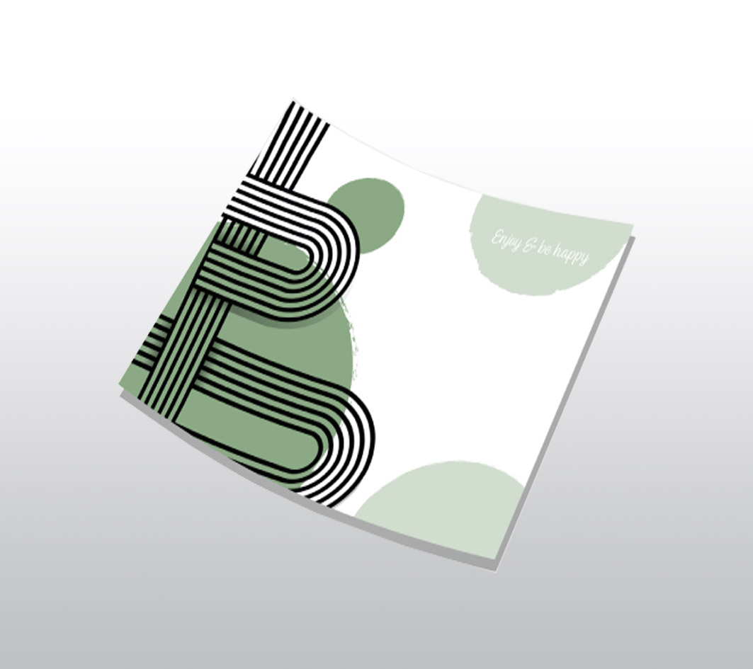 زیر بشقابی تحریر 80 گرم دو رنگ