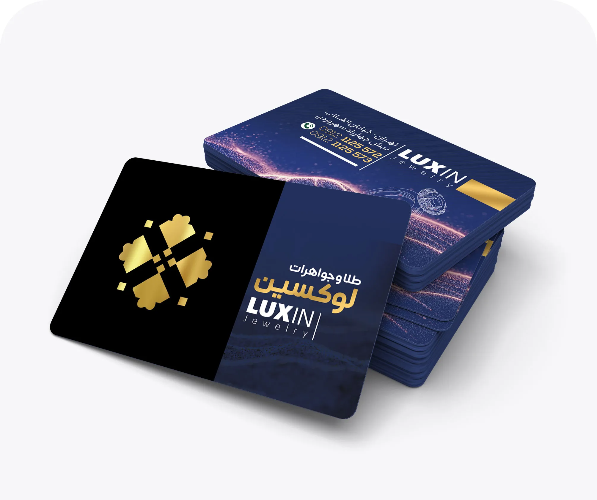 کارت ویزیت طلاکوب