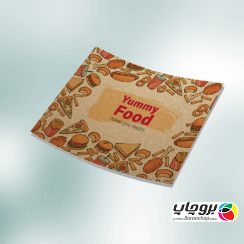 زیر بشقابی کرافت 80 گرم چهار نگ