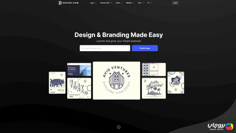 طراحی کارت ویزیت با design